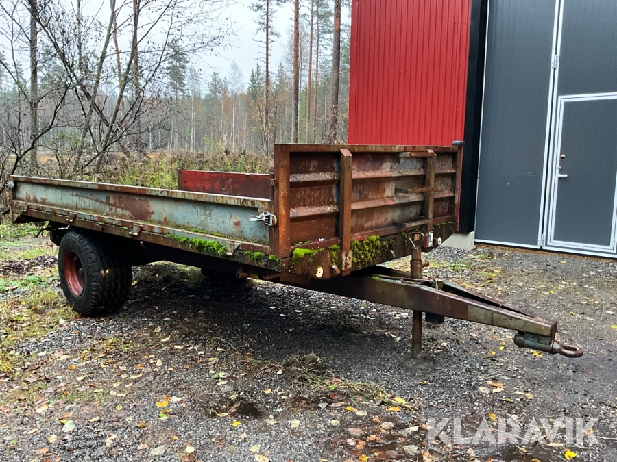 Traktorkärra/Traktorvagn Gisebo TK61/UB Tippbar