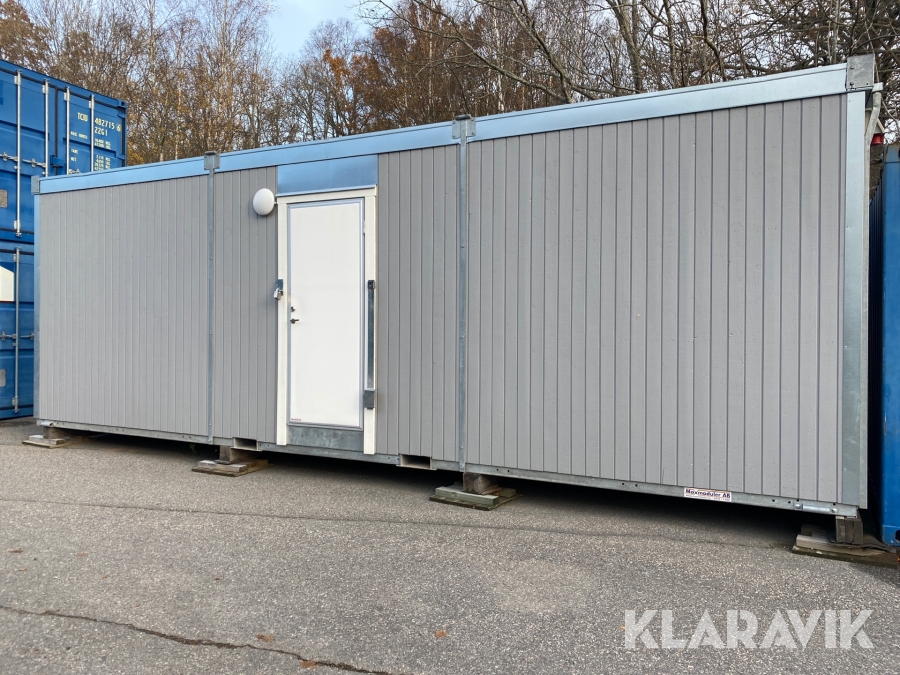 Manskapsbodar 2 st & Duschbod 1 st Maxmoduler