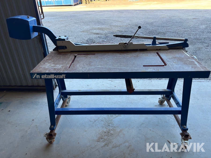 Plåtsax/giljotinsax Metallkraft BSS 1250