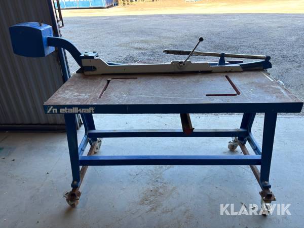 Plåtsax/giljotinsax Metallkraft BSS 1250