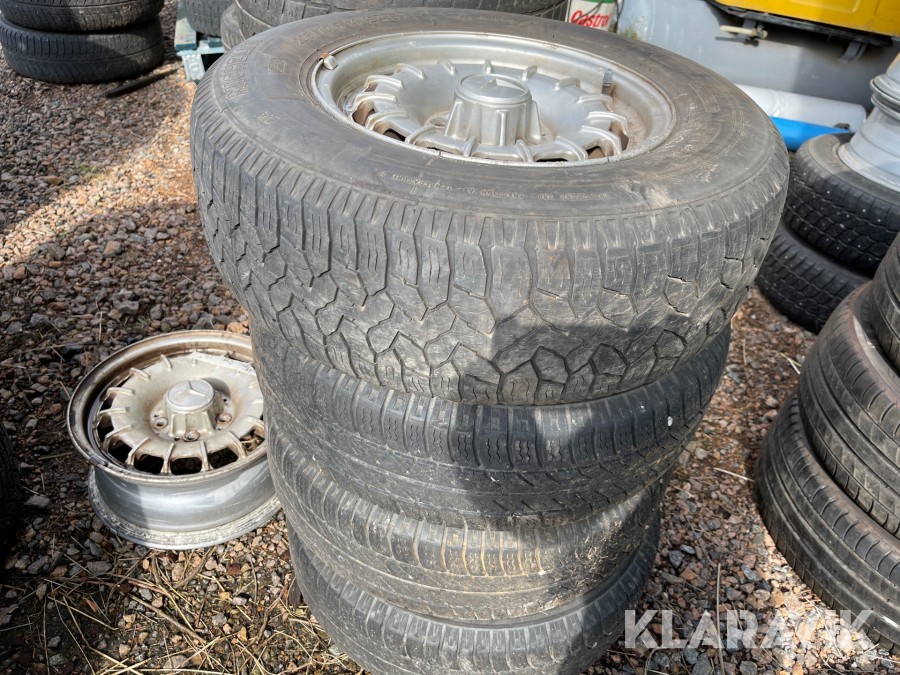 Fälgar med däck Mercedes 14 tum 5 st