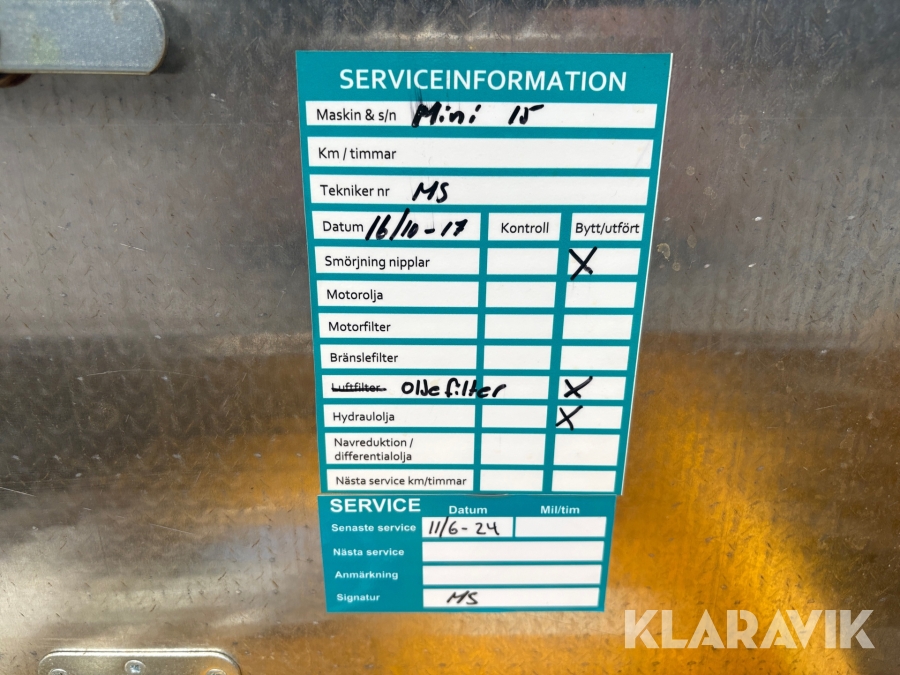 Släpvagnslift Omme 15EXBJ