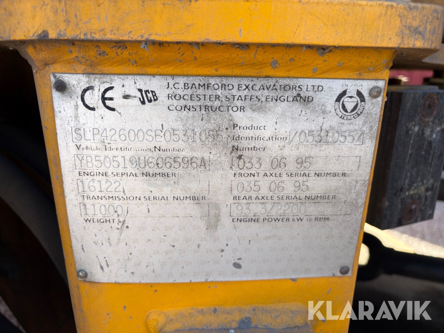 Hjullastare JCB 426 HT