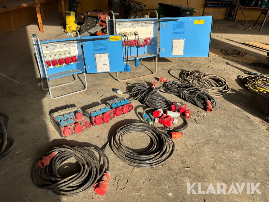 Parti med elcentraler & kablar El-Björn Elcentral