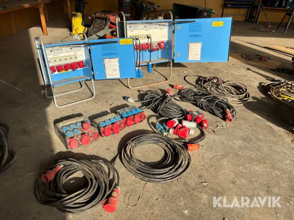 Parti med elcentraler & kablar El-Björn Elcentral