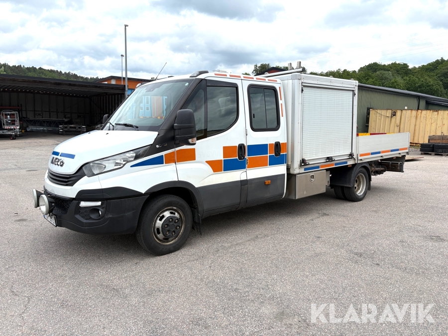 Lastbil Iveco Daily 50-18 med kran