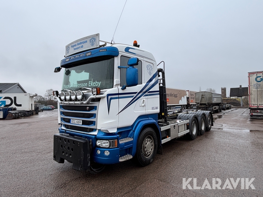 Lastväxlare - tridem Scania R520 plogutrustad