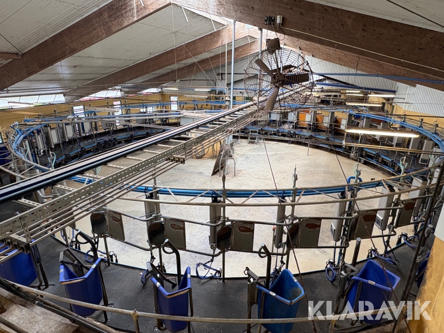 Mjölkkarusell/ Mjölkanläggning DeLaval 40st platser