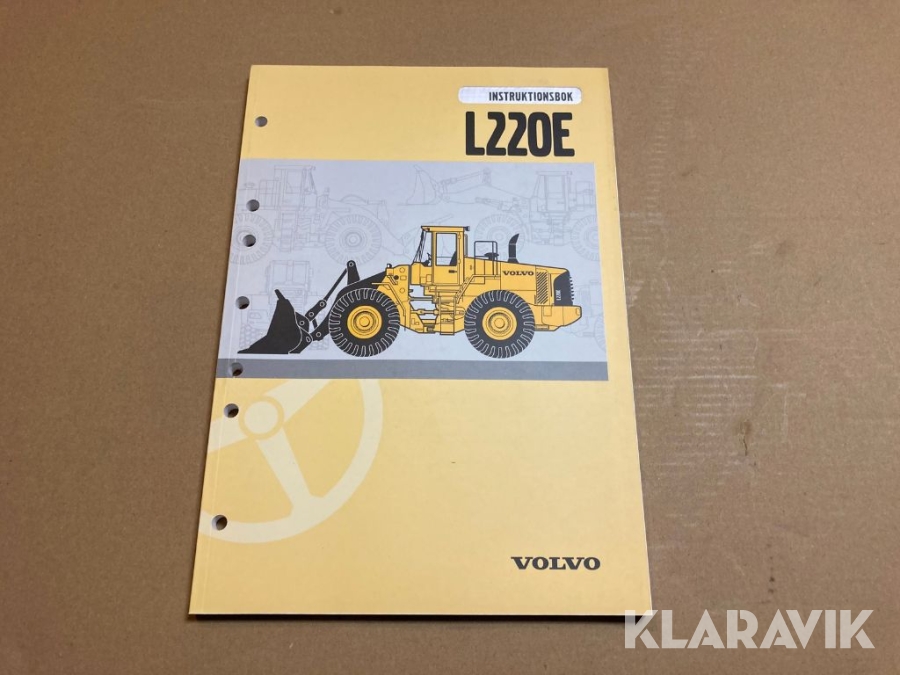 Instruktionsbok för Volvo L220E
