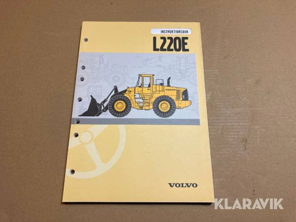 Instruktionsbok för Volvo L220E