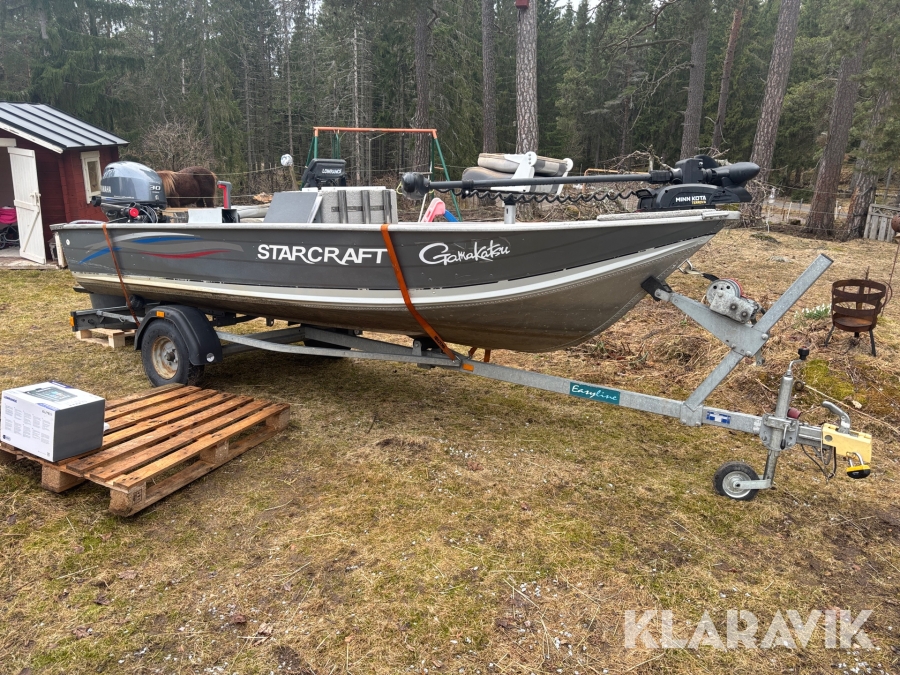 Båt / styrpulpet Starcraft 140-pt med trailer