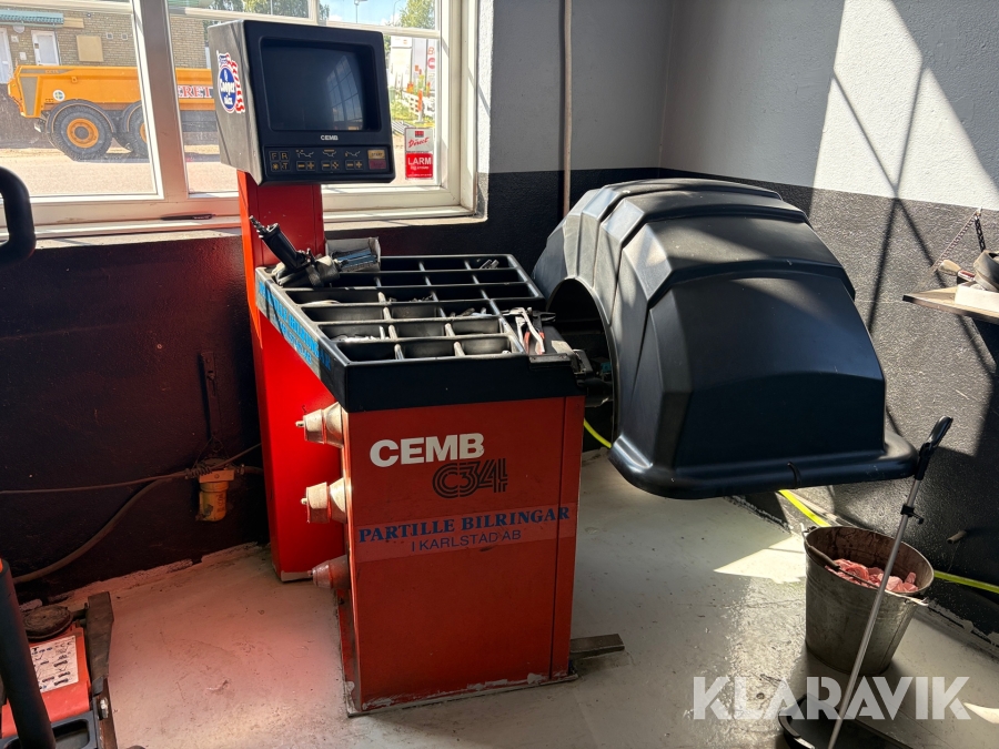 Balanseringsmaskin Cemb C34 till personbilar