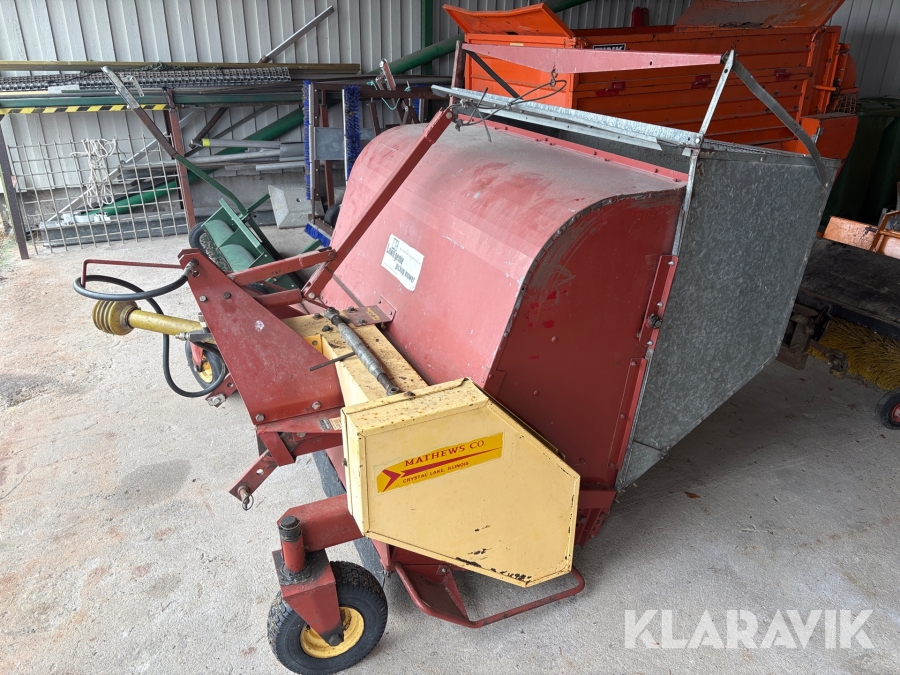 Gräsuppsamlare Mathews Company LG60A Hydraulisk