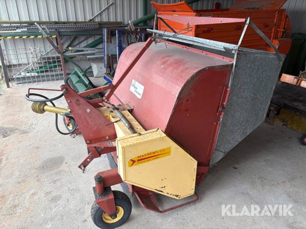 Gräsuppsamlare Mathews Company LG60A Hydraulisk