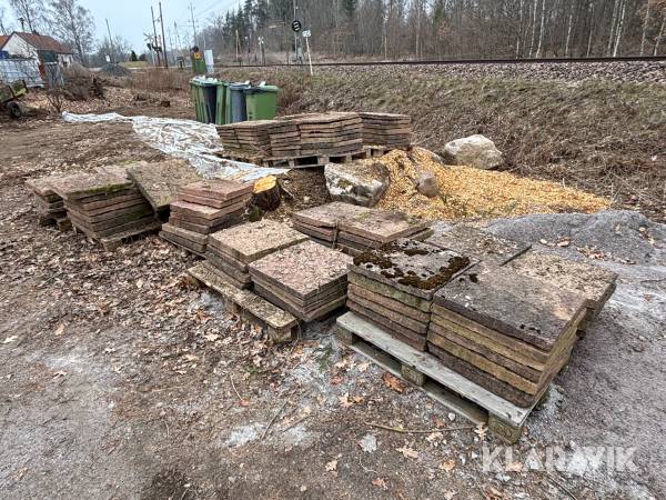 Ölandsplattor kvadratiska 60x60cm - 110st