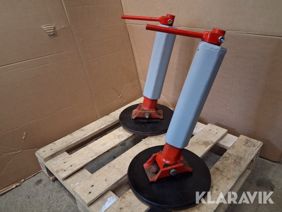 Stödfötter för plog