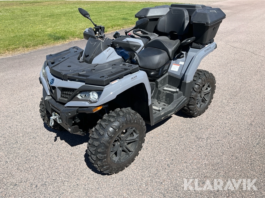 ATV CFMOTO CForce 850XC Grey edition, inklusive snöblad