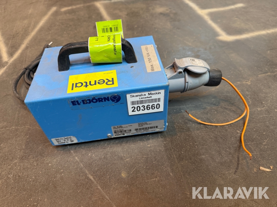 Belysningstransformator El-Björn BT 148