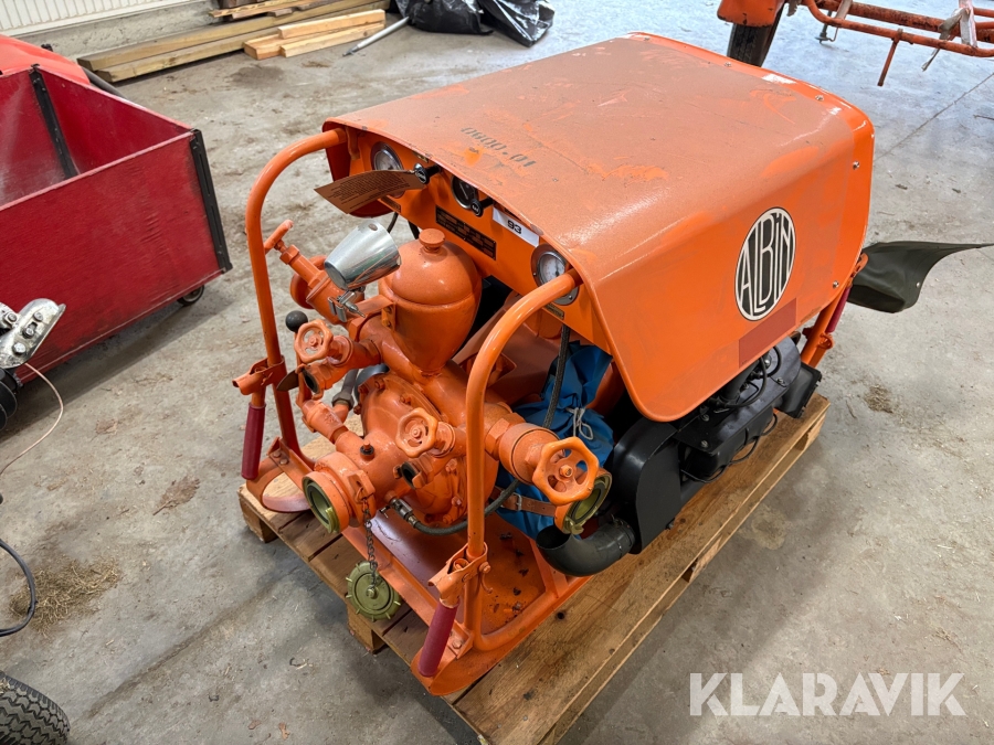 Motorspruta med vagn Albin A-900VW 1200