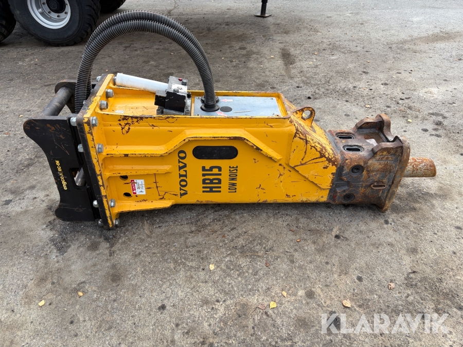Hydraulhammare Volvo HB15 Low noise. EC-oil S60