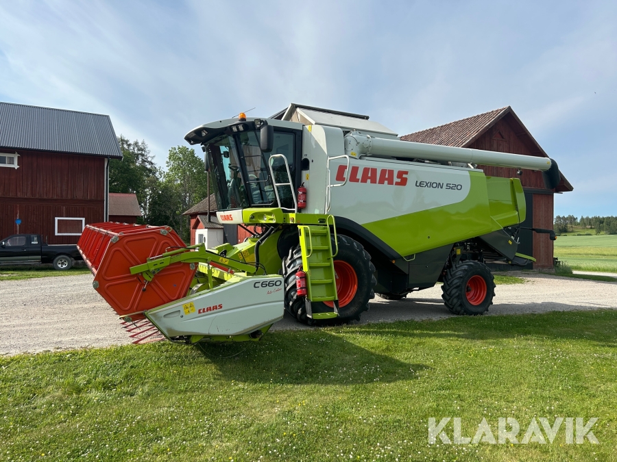 Tröska Claas Lexion 520 22 fot