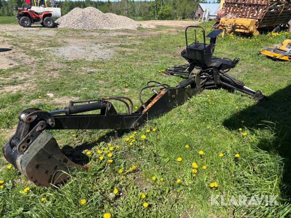 Grävaggregat Kellfri LW-8 3-punkt / Bobcat