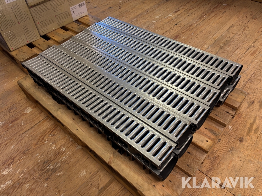Markränna Stora-Drain 1 m 12 st