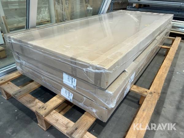 Ytterdörrar Beijer 9x21 svarta 1 vänsterhängd & 2 högerhängda