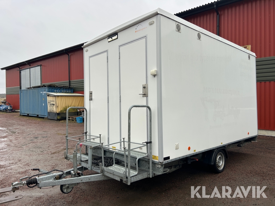 Personalvagn Scanvagn med toalett och förråd