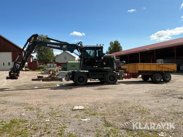 Grävmaskin Hyundai HW170A CR Black edition med redskap