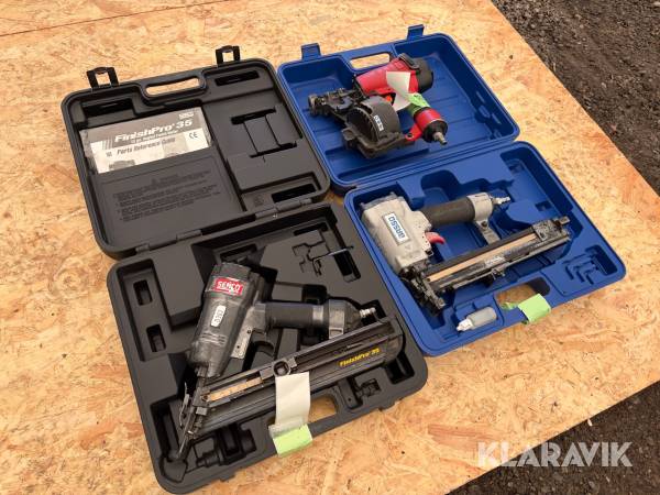 Spik & klammerpistoler 3st