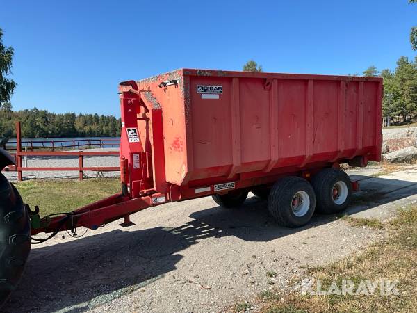 Lastväxlarkärra Bigab 7-10 med container