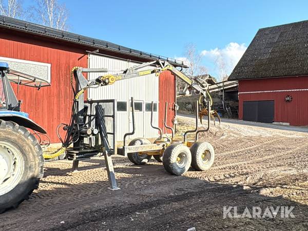 Skogsvagn Källefall K90S med K35 kran