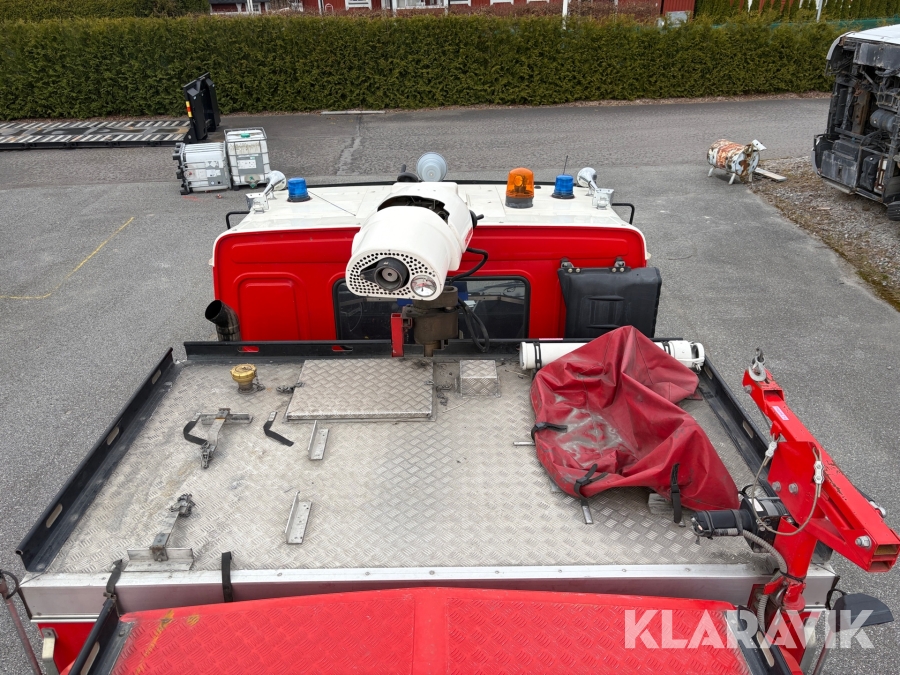 Brandbil/Tankbil Volvo FL10 6x2 318 hk med 9 m3 vattentank