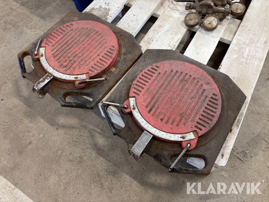 Glidplattor till hjulinställning 2st