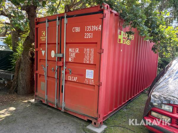 Container 20 fot isolerad