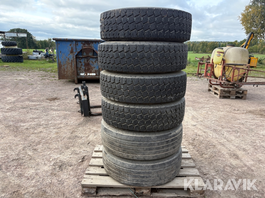 Lastbilsdäck Dunlop, GT Radial  265/70R19.5 4 st 285/70R19.5 2 st 