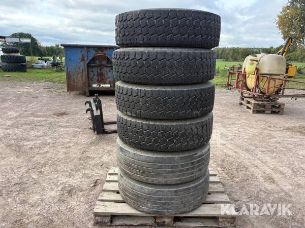 Lastbilsdäck Dunlop, GT Radial  265/70R19.5 4 st 285/70R19.5 2 st 