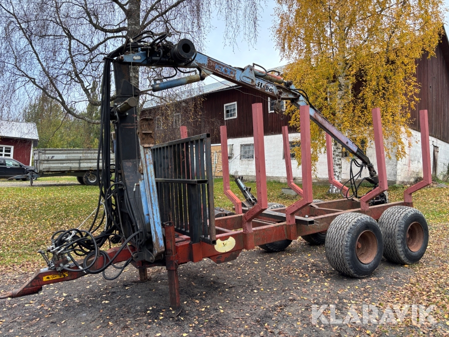 Timmervagn KMA 82198 10T med tillbehör