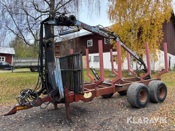 Timmervagn KMA 82198 10T med tillbehör