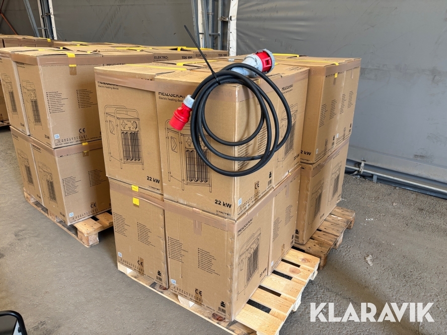 Värmefläktar Trotec TDS 100 med kabel 8 st