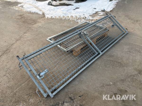 Gallergrindsats till personbilsläp