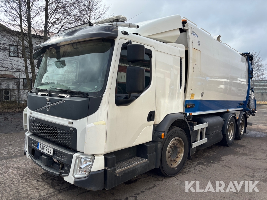 Sopbil fyrfack gasbil Volvo FE 8.9 NTM Quattro