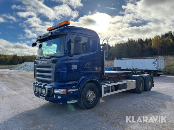 Lastväxlare med vändskiva Scania R480 6x4