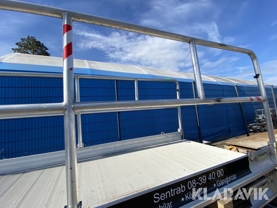 Gångbro Worxsafe 4 meter med räcke, Upplands-Bro, Klaravik