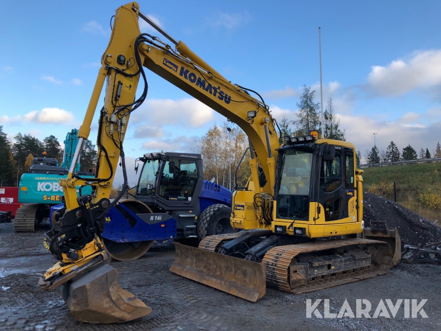 Grävmaskin Komatsu PC138 US Novatron 3D-system