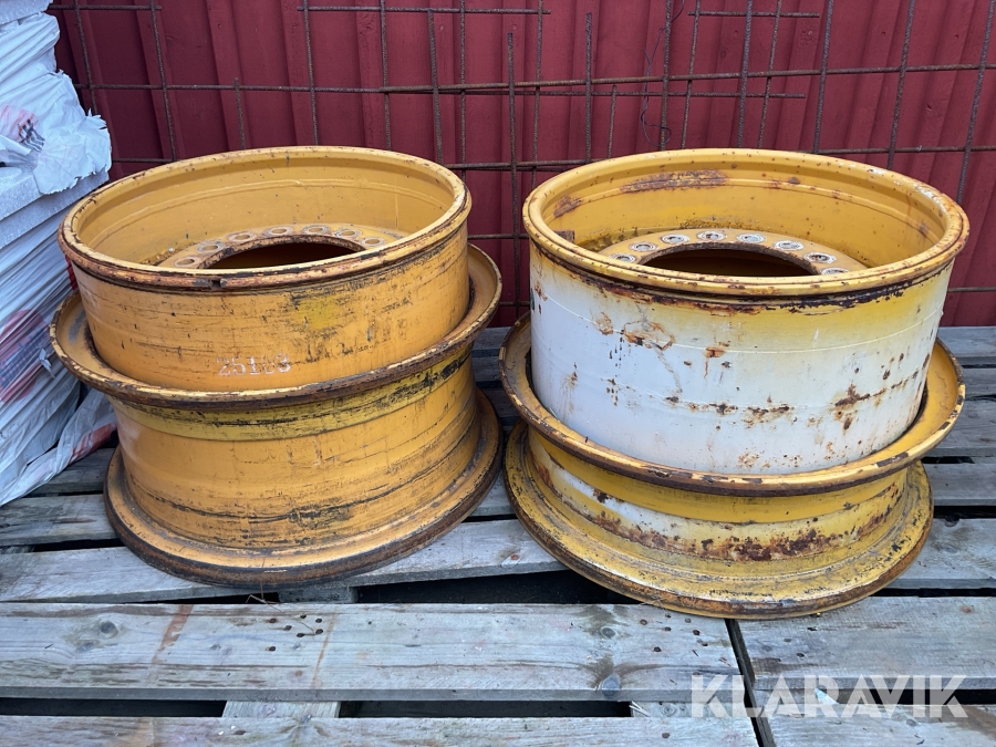 2st fälgar 25 tum
