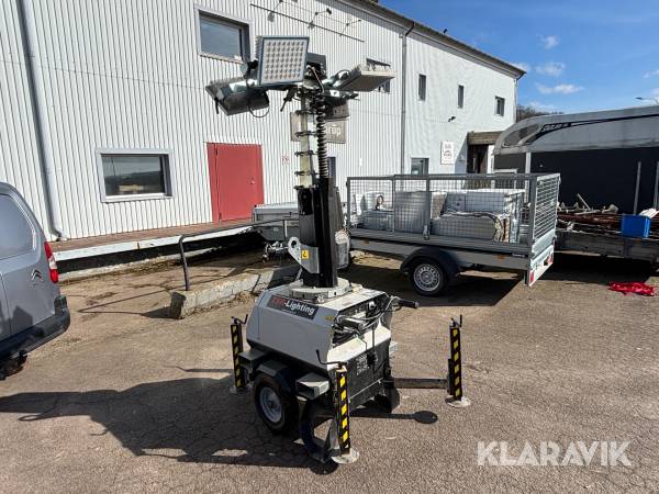 Belysningsmast Luxtower Lux C Green (C LG 7)