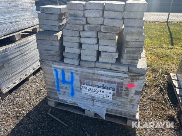 Marksten Benders Troja antik 210x140x50mm grå