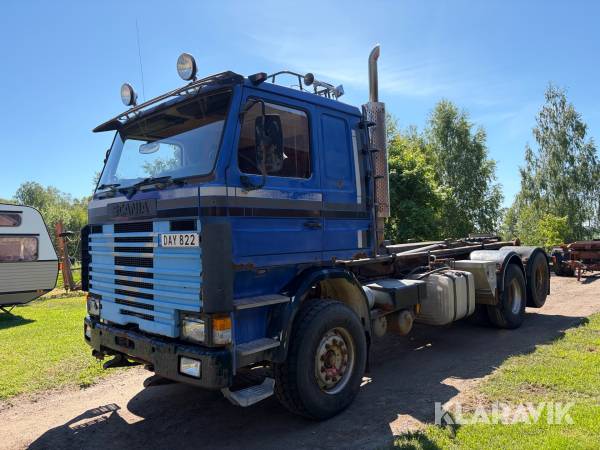 Veteranlastbil Lastväxlare Scania R 142H 6X2 LS